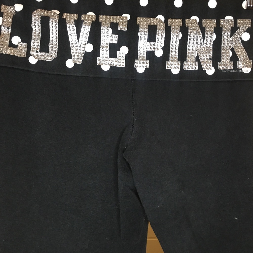Pink yoga/track/lounge/leggins pants black Size S
